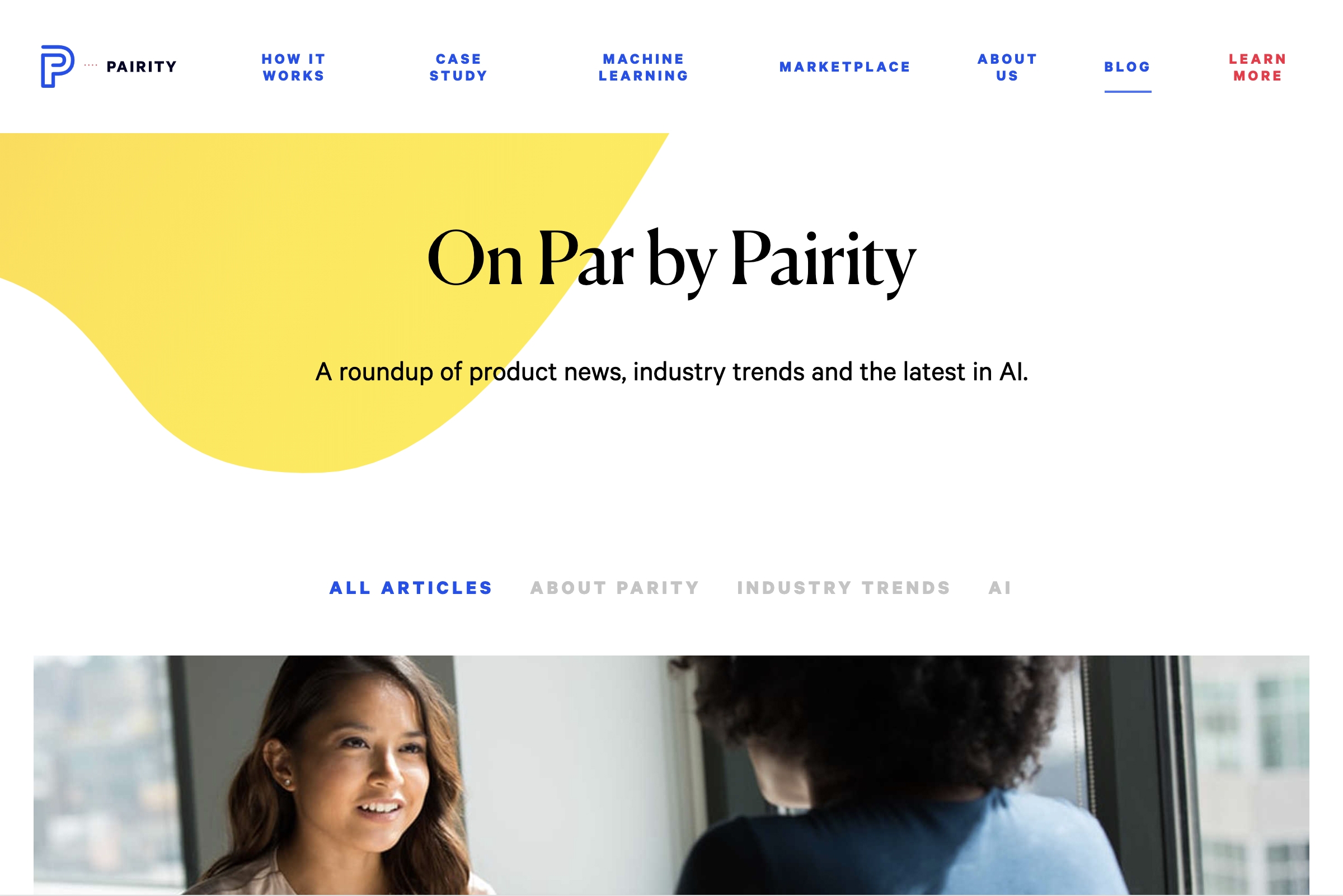 Pairity Homepage